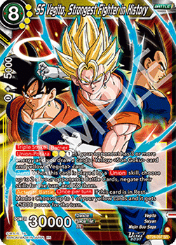 SS Vegito, Strongest Fighter in History (V.1 - Super Rare) - Prismatic Clash (Super Rare) [BT28-097]