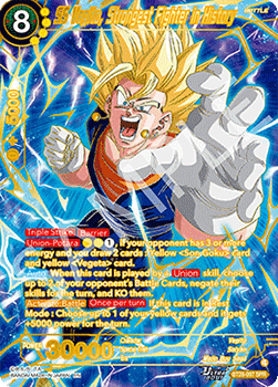 SS Vegito, Strongest Fighter in History (V.2 - Special Rare) - Prismatic Clash (Special Rare) [BT28-097]