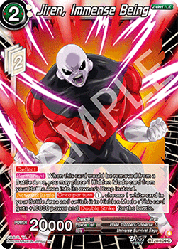 Jiren, Immense Being - Prismatic Clash (Common) [BT28-109]