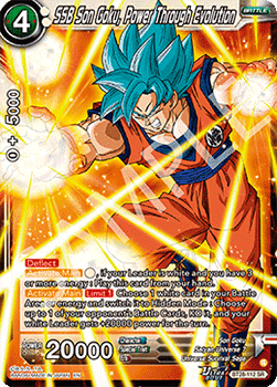 SSB Son Goku, Power Through Evolution (V.1 - Super Rare) - Prismatic Clash (Super Rare) [BT28-112]