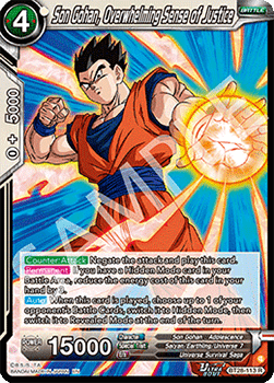 Son Gohan, Overwhelming Sense of Justice - Prismatic Clash (Rare) [BT28-113]