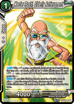 Master Roshi, Elderly Achievement - Prismatic Clash (Common) [BT28-118]