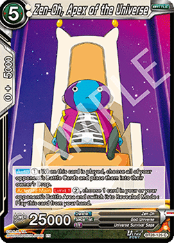 Zen-Oh, Apex of the Universe (V.1 - Common) - Prismatic Clash (Common) [BT28-125]