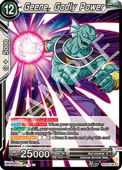Geene, Godly Power - Prismatic Clash (Common) [BT28-136]