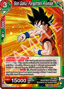 Son Goku, Forgotten Promise - Prismatic Clash (Common) [BT28-141]