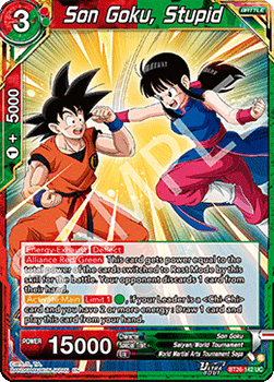 Son Goku, Stupid - Prismatic Clash (Uncommon) [BT28-142]