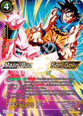 Majin Buu VS Son Goku - Prismatic Clash (Feature Rare) [BT28-146]