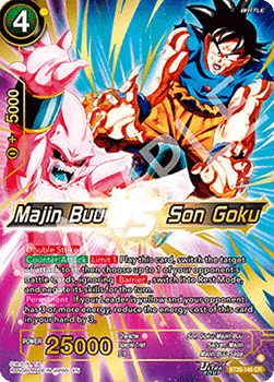 Majin Buu VS Son Goku - Prismatic Clash (Feature Rare) [BT28-146]