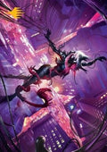 Art Series: Gwenom, Remorseless (V.2) - Magic: The Gathering | Marvel's Spider-Man: Extras (Tip Card) [XSPM-A08]