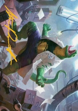 Art Series: Lizard, Connors's Curse (V.2) - Magic: The Gathering | Marvel's Spider-Man: Extras (Tip Card) [XSPM-A18]