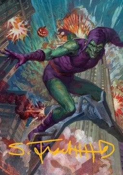 Art Series: Green Goblin (V.2) - Magic: The Gathering | Marvel's Spider-Man: Extras (Tip Card) [XSPM-A26]