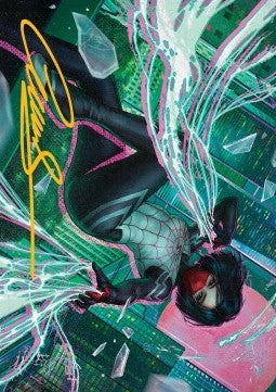 Art Series: Silk, Web Weaver (V.2) - Magic: The Gathering | Marvel's Spider-Man: Extras (Tip Card) [XSPM-A29]
