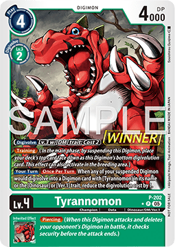 Tyrannomon (P-202) - Official Tournament Pack Events (Alternative Art) [OTPE-P-202]