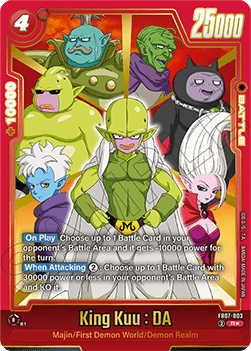 King Kuu : DA (FB07-003)  (V.2 - Alternate Art) - Wish for Shenron [Fusion World] (Alternate Art) [FB07-003]