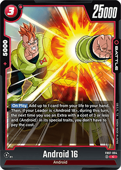 Android 16 (FB07-004) - Wish for Shenron [Fusion World] (Common) [FB07-004]