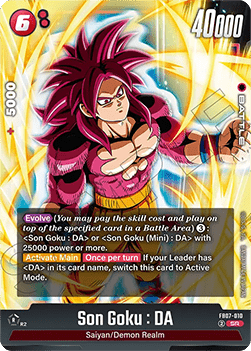 Son Goku : DA (FB07-010)  (V.1 - Super Rare) - Wish for Shenron [Fusion World] (Super Rare) [FB07-010]