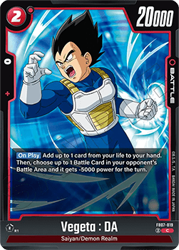 Vegeta : DA (FB07-019) - Wish for Shenron [Fusion World] (Common) [FB07-019]