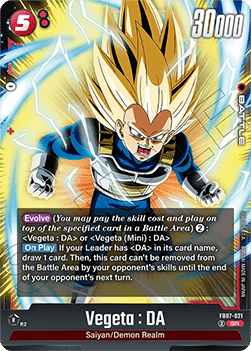 Vegeta : DA (FB07-021)  (V.1 - Super Rare) - Wish for Shenron [Fusion World] (Super Rare) [FB07-021]