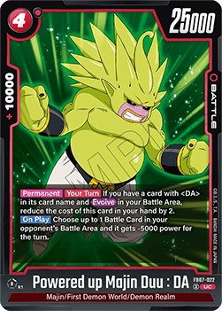 Powered up Majin Duu : DA (FB07-022) - Wish for Shenron [Fusion World] (Uncommon) [FB07-022]