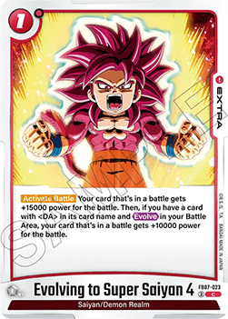 Evolving to Super Saiyan 4 (FB07-023) - Wish for Shenron [Fusion World] (Common) [FB07-023]