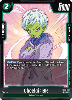Cheelai : BR (FB07-060) - Wish for Shenron [Fusion World] (Uncommon) [FB07-060]