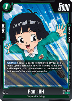 Pan : SH (FB07-063) - Wish for Shenron [Fusion World] (Rare) [FB07-063]