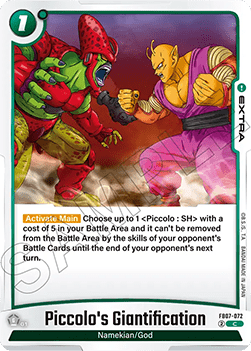 Piccolo's Giantification (FB07-072) - Wish for Shenron [Fusion World] (Common) [FB07-072]