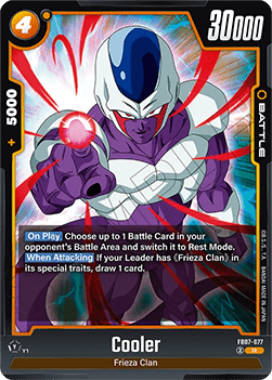 Cooler (FB07-077) - Wish for Shenron [Fusion World] (Rare) [FB07-077]
