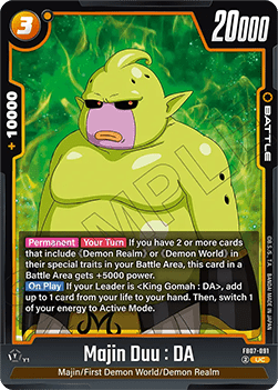 Majin Duu : DA (FB07-091) - Wish for Shenron [Fusion World] (Uncommon) [FB07-091]