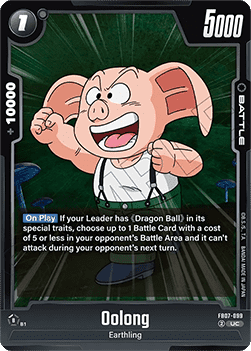 Oolong (FB07-099) - Wish for Shenron [Fusion World] (Uncommon) [FB07-099]