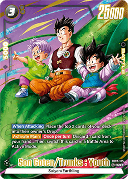 Son Goten/Trunks : Youth (FB07-105)  (V.2 - Alternate Art) - Wish for Shenron [Fusion World] (Alternate Art) [FB07-105]