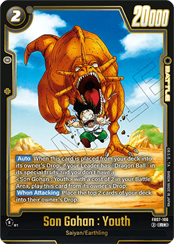 Son Gohan : Youth (FB07-106)  (V.2 - Alternate Art) - Wish for Shenron [Fusion World] (Alternate Art) [FB07-106]