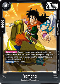 Yamcha (FB07-117) - Wish for Shenron [Fusion World] (Uncommon) [FB07-117]