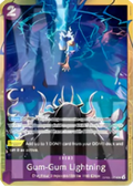 Gum-Gum Lightning (OP09-077) (V.1) - Unnumbered Promos (Uncommon) [UP-OP09-077]