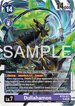 Dullahamon (BT23-071) (V.1) - Hackers' Slumber (Super Rare) [BT-23-071]