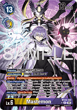 Mastemon (BT23-102) (V.2) - Hackers' Slumber (Alternative Art) [BT-23-102]