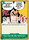 You Can Be My Samurai!! (OP01-055) (V.1) - The Best Vol.2 (Common) [PRB02-OP01-055]