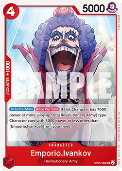 Emporio.Ivankov (OP05-004) (V.1) - The Best Vol.2 (Uncommon) [PRB02-OP05-004]