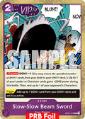Slow-Slow Beam Sword (OP07-076) (V.2) - The Best Vol.2 (Common) [PRB02-OP07-076]