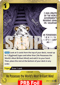 He Possesses the World's Most Brilliant Mind (OP07-114) (V.2) - The Best Vol.2 (Uncommon) [PRB02-OP07-114]