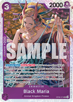 Black Maria (OP08-074) - The Best Vol.2 (Super Rare) [PRB02-OP08-074]
