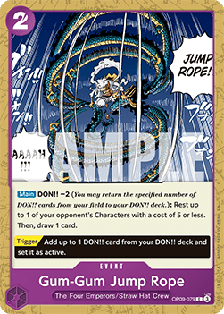 Gum-Gum Jump Rope (OP09-079) (V.1) - The Best Vol.2 (Common) [PRB02-OP09-079]