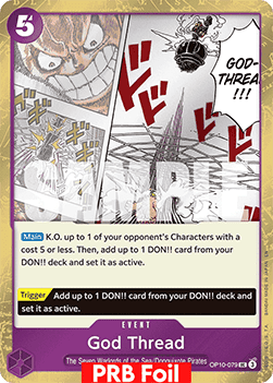 God Thread (OP10-079) (V.2) - The Best Vol.2 (Uncommon) [PRB02-OP10-079]