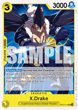 X.Drake (OP10-114) (V.1) - The Best Vol.2 (Uncommon) [PRB02-OP10-114]