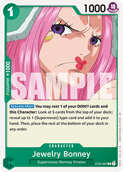 Jewelry Bonney (ST02-007) (V.1) - The Best Vol.2 (Common) [PRB02-ST02-007]