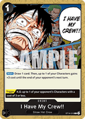 I Have My Crew!!o (ST14-016) (V.1) - The Best Vol.2 (Common) [PRB02-ST14-016]