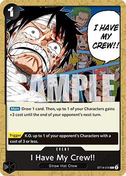 I Have My Crew!!o (ST14-016) (V.1) - The Best Vol.2 (Common) [PRB02-ST14-016]