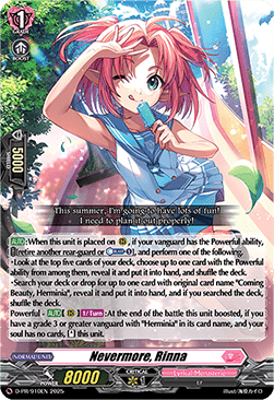 Nevermore, Rinna  (V.1 - Promo) - D-Promos (Promo) [D-PR-910]