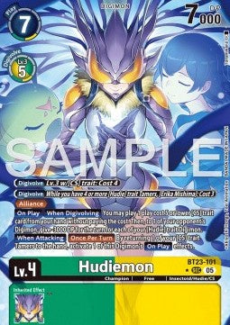 Hudiemon (BT23-101) (V.2) - Hackers' Slumber (Alternative Art) [BT-23-101]