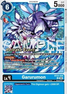 Garurumon (BT23-018) - Promos: Hackers' Slumber (Alternative Art) [BT-23P-BT23-018]